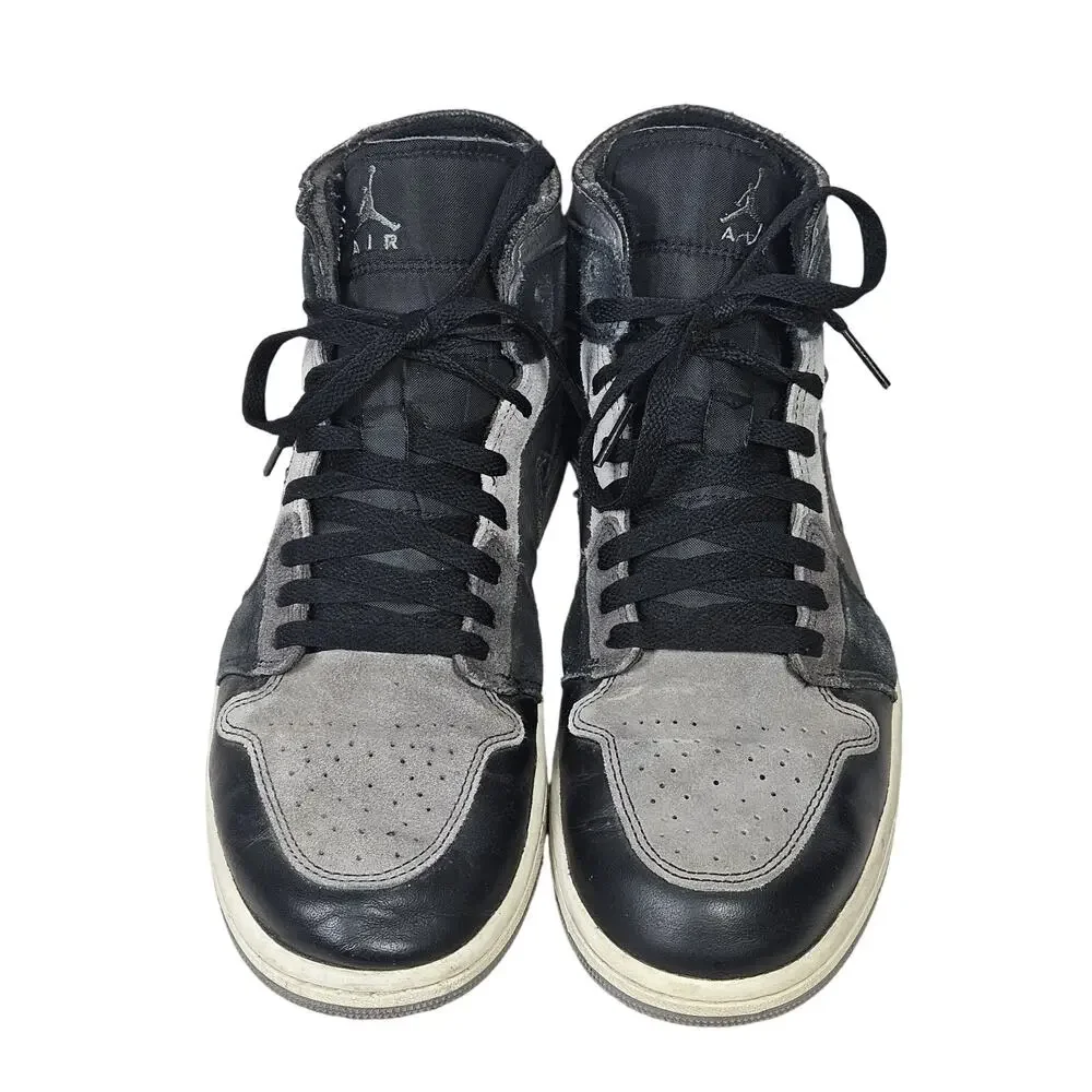 Men's Nike Jordan 1 SE Mid Craft Inside Out Size 10 DM9652-001 Gray / Black